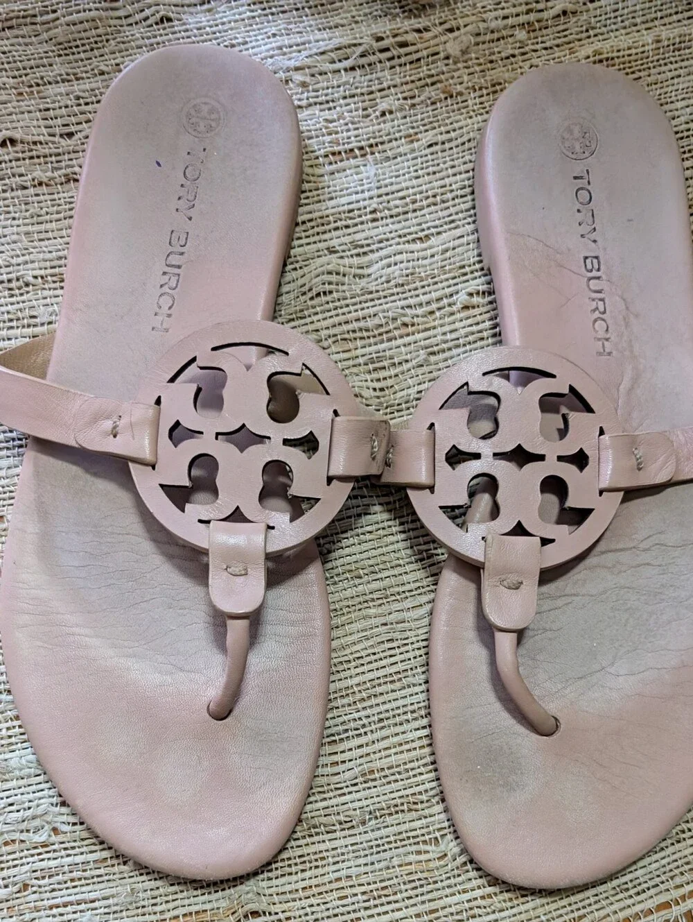 Tory Burch Miller Thong Sandal in Light Makeup Sand size 8
